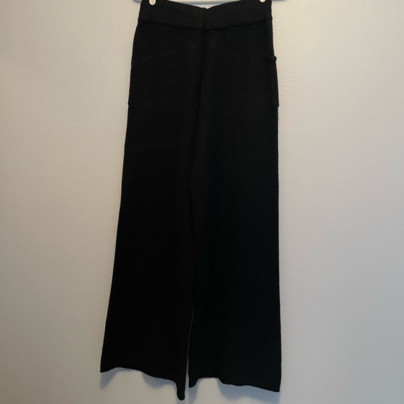 Baci Wide Leg Loungewear Pants from Sundance Catalog Black Size Small - Picture 6 of 10